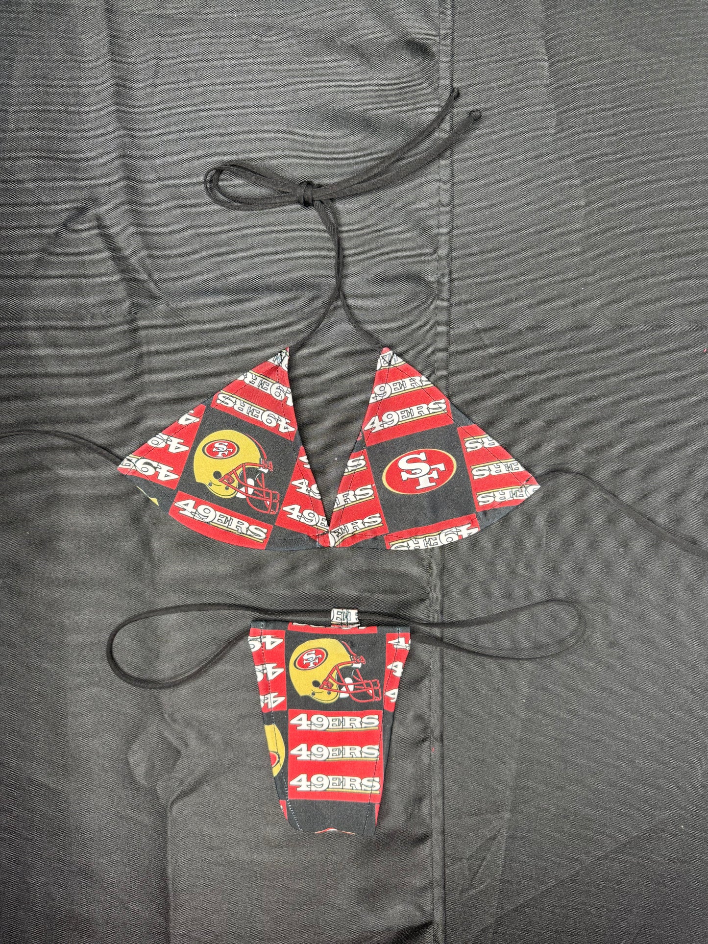 49ers Micro Bikini Two-Piece Lingerie Outfit