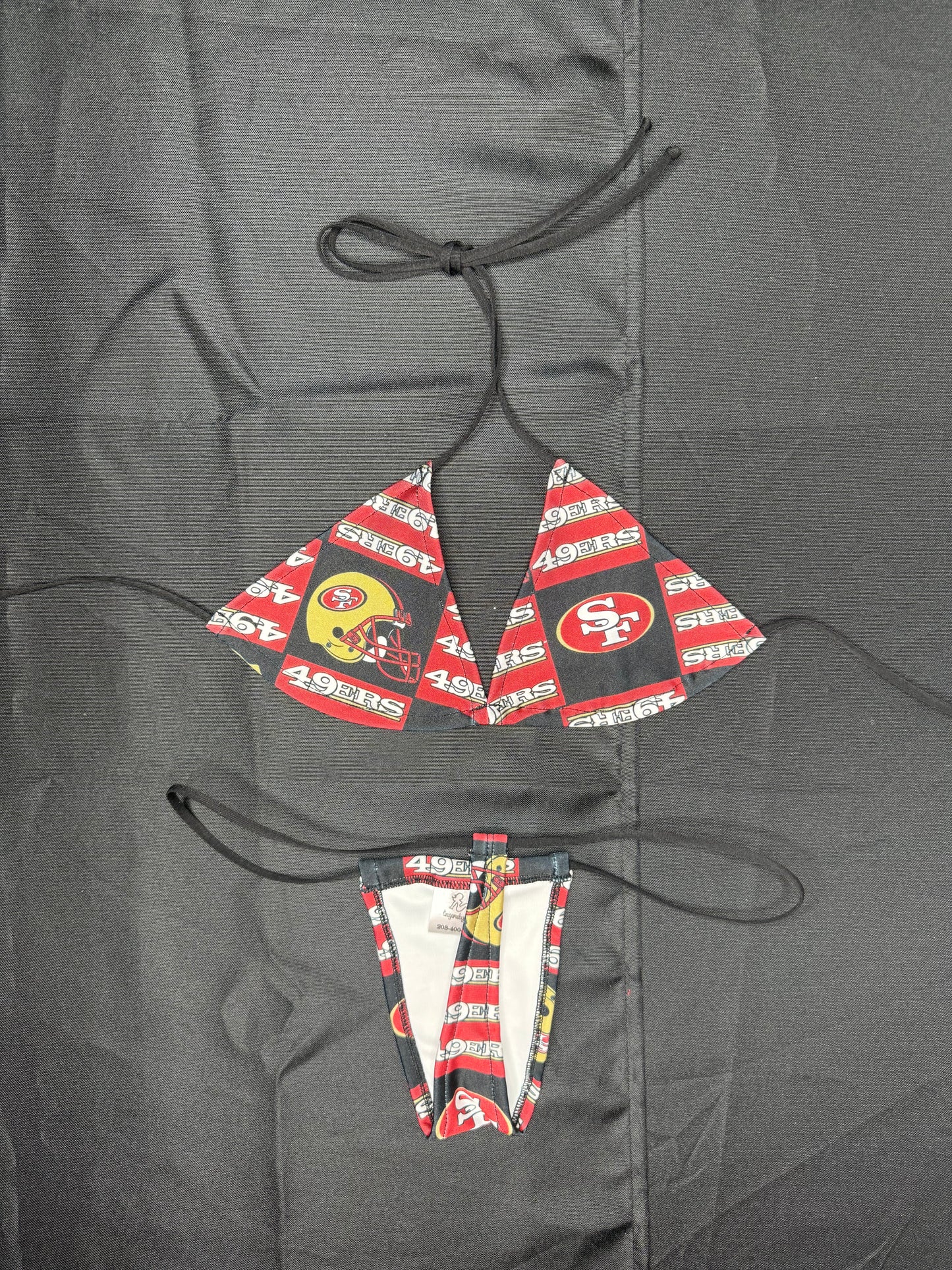 49ers Micro Bikini Two-Piece Lingerie Outfit