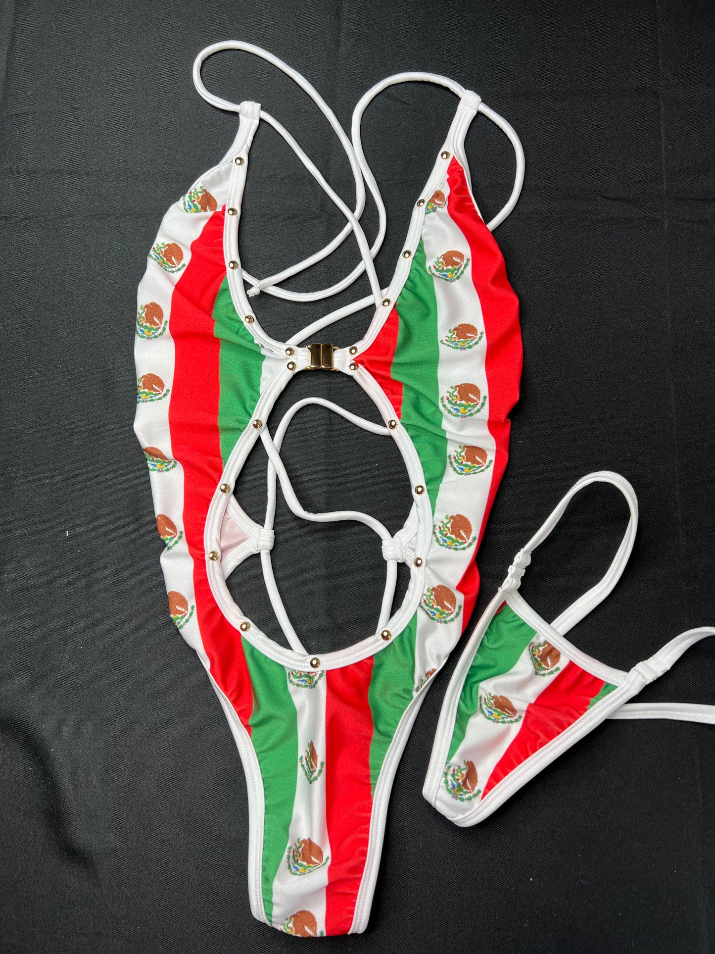 Mexico/Cinco de Mayo inspired One-Piece Exotic Dancer Outfit