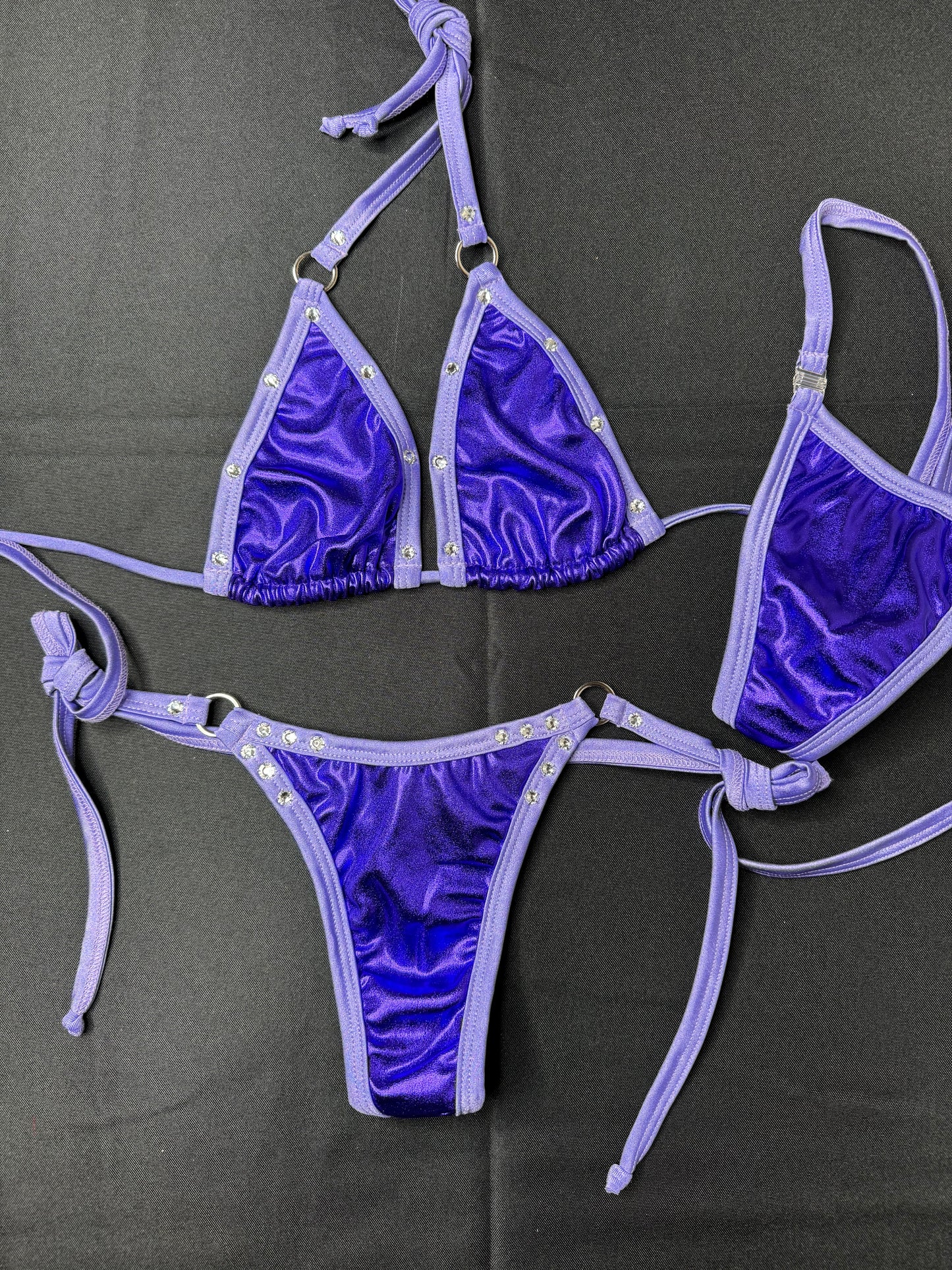Exotic Dancer Side-Tie Bikini Two-Piece Outfit