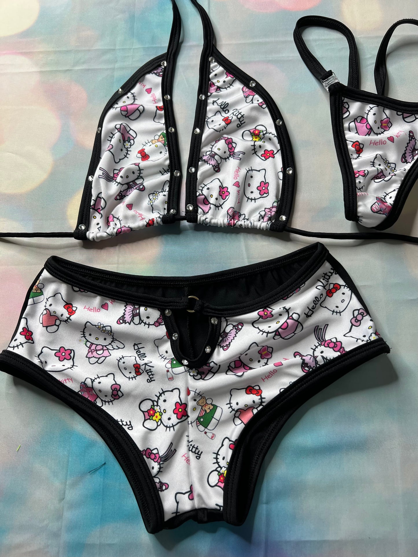 Exotic Dance Wear White Two-Piece Outfit - Unleash Confidence