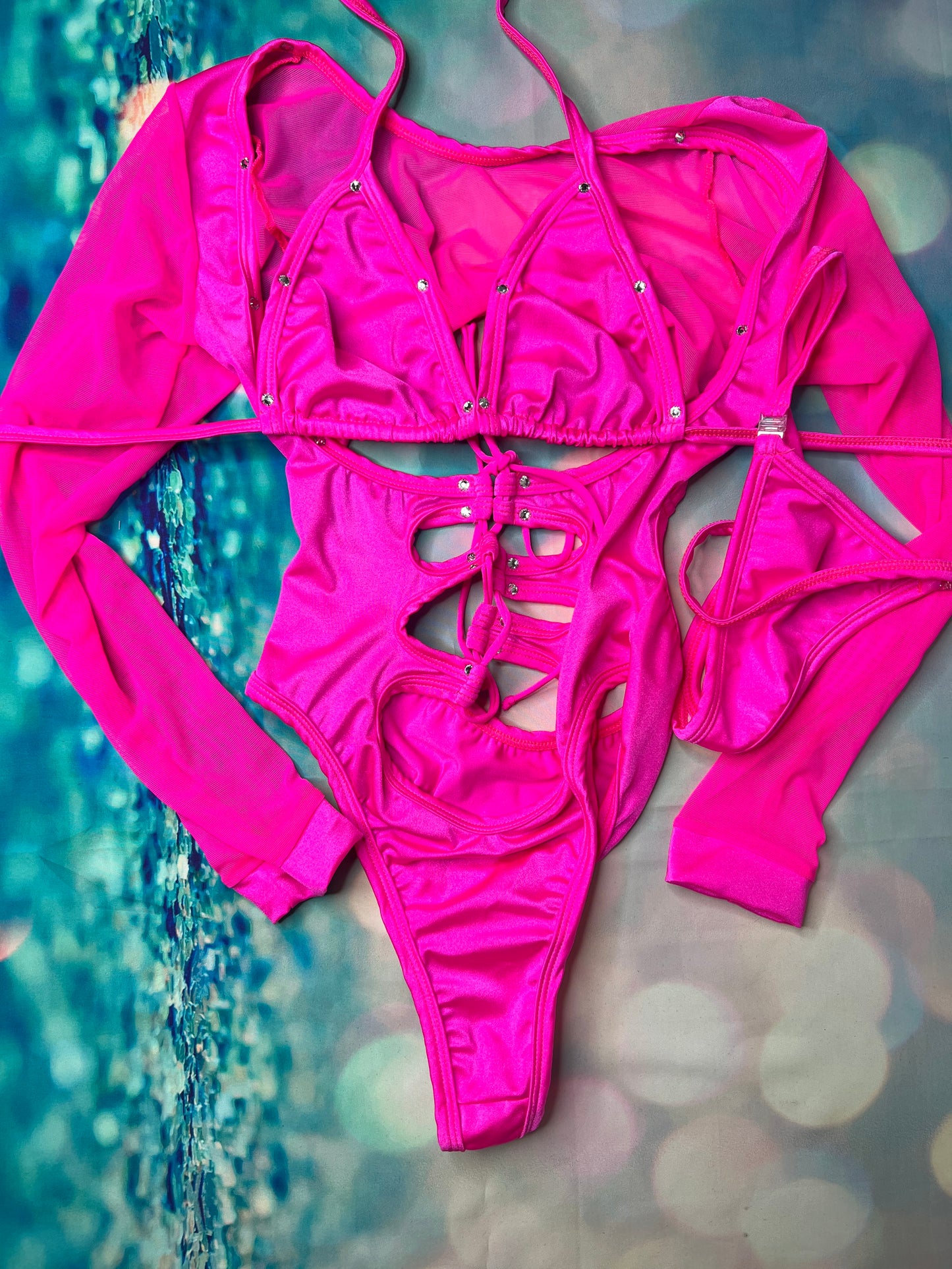 Exotic Dance Wear Leotard Outfits - Sensational Stripper Attire