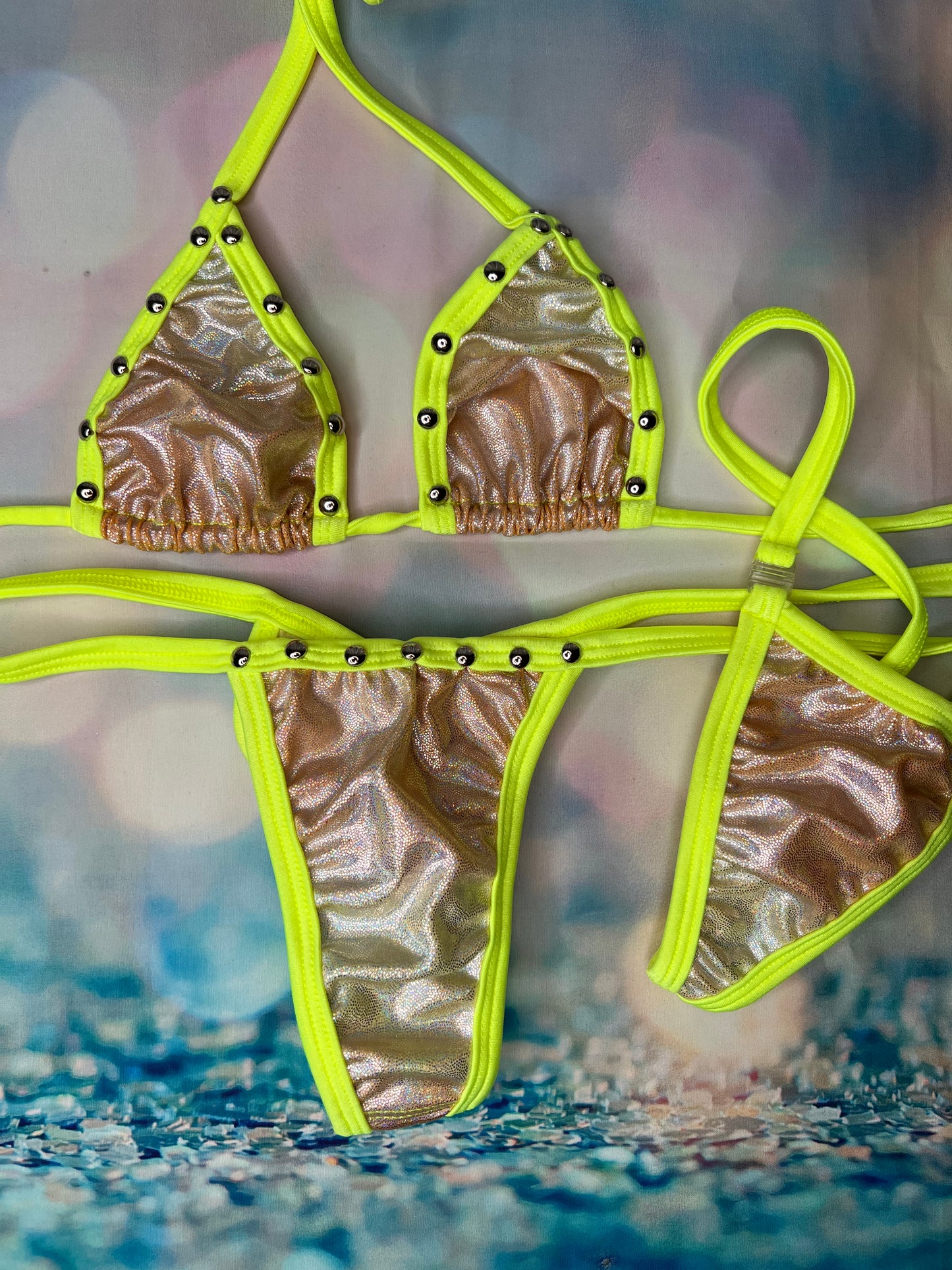 Baby Pink Exotic Dance Wear Bikini - Dance with Elegance