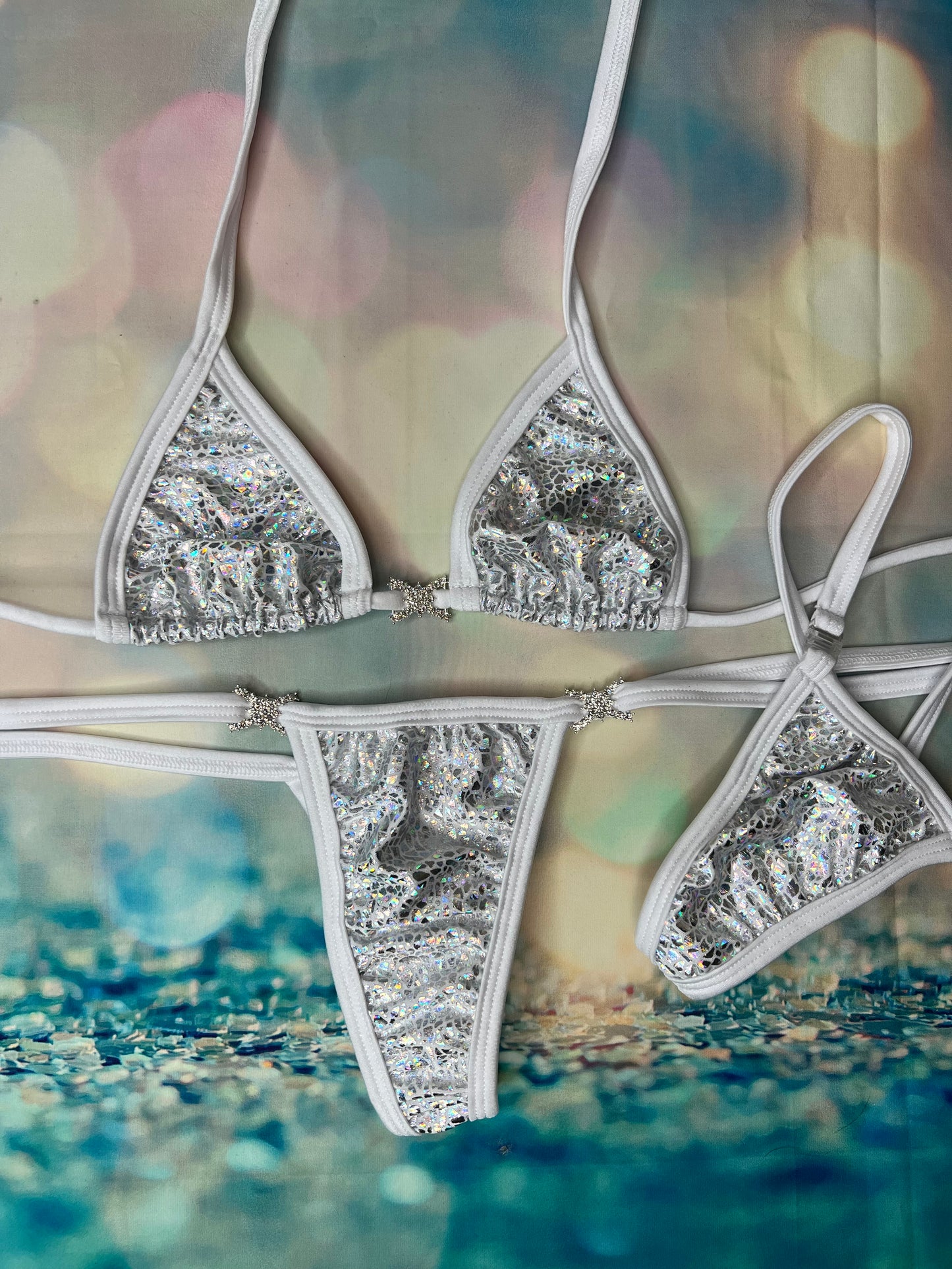 Baby Pink Exotic Dance Wear Bikini - Dance with Elegance