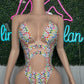 White Designer One-Piece Lingerie Outfit