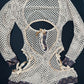 Gold/Brown Designer Spandex/Fishnet One-Piece/Bikini Top Bartender Romper Lingerie Outfit