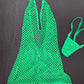 Fishnet One-Piece Lingerie Outfit