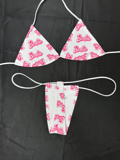 Designer Spandex Micro Bikini Lingerie Outfit