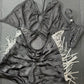 Black/Silver Sparkle Mesh One-Piece Stripper Outfit
