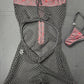 Red Web/Black Fishnet One-Piece Exotic Dancer Outfit