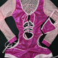 Hot Pink/Baby Pink Bartender Romper Outfit