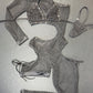Black Fishnet Single Leg/Arm Full Body Suit Lingerie Outfit