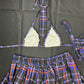 Plaid Bikini Top/Tie School Girl Skirt Two-Piece Lingerie Outfit