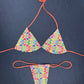 Designer Two-Piece Micro Bikini Lingerie Outfit