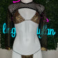 gold three-piece stripper outfit