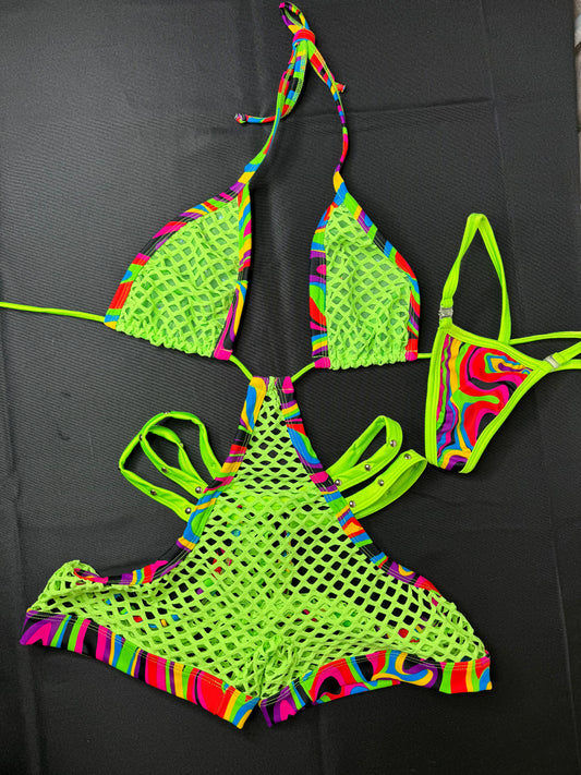 one-piece stripper outfit