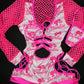 Hot Pink/Baby Pink Barbie One-Piece Romper Lingerie Outfit
