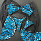 Winter Blue Camouflage Stripper Outfit