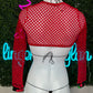 Cherry Three-Piece Bikini Exotic Dancer Outfit