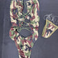 Camouflage Spandex One-Piece Lingerie Outfit