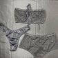 Black Mesh/Spandex Tube-Top Cheeky Thong/Mesh Shorts Lingerie Outfit