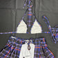 Plaid Bikini Top/Tie School Girl Skirt Two-Piece Lingerie Outfit