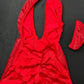 Metallic Red One-Piece Stripper Outfit