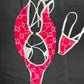 Hot Pink VELVET One-Piece Lingerie Outfit