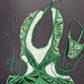 Holographic Green Camouflage One-Piece Lingerie Outfit