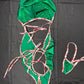Metallic Green Spandex One-Piece Hoodie Christmas Lingerie Outfit