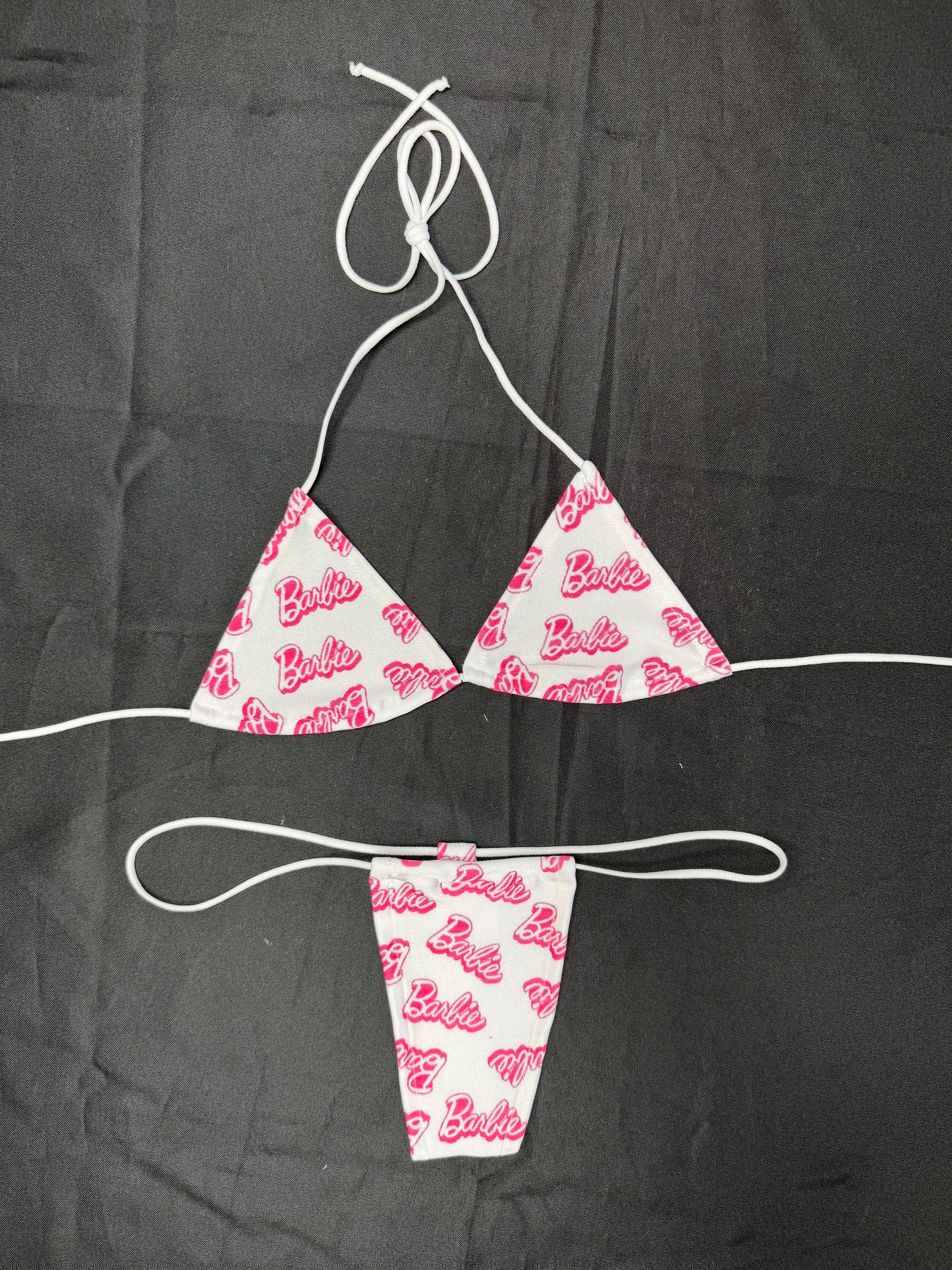 Designer Spandex Micro Bikini Lingerie Outfit