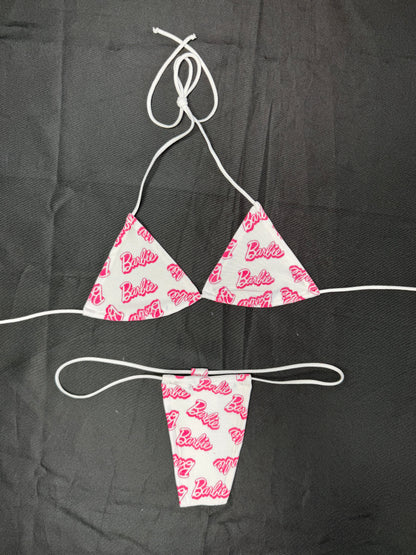 Designer Spandex Micro Bikini Lingerie Outfit