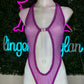 Exotic Dance Wear Mesh Outfit Sexy Stripper Attire for Nightclubs