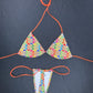 Designer Two-Piece Micro Bikini Lingerie Outfit