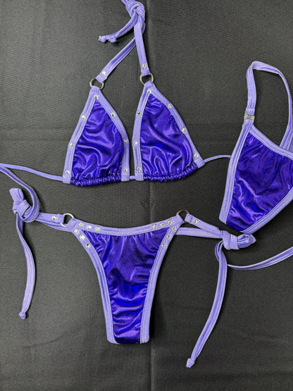 Exotic Dancer Side-Tie Bikini Two-Piece Outfit