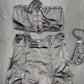 Black Tube-Top/Shorts Ripped Back Shorts Lingerie Outfit