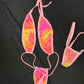 Metallic Baby Pink Sling-Shot One-Piece Lingerie Outfit