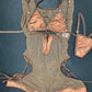 Mocha Spandex/Mesh One-Piece Bikini Top Sleeveless Romper Lingerie Outfit