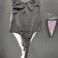 Pink Cheetah Animal Print Spandex Leotard One-Piece Lingerie Outfit