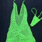 Fishnet One-Piece Lingerie Outfit