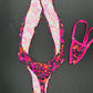 Star Print Spandex One-Piece Lingerie Outfit