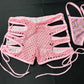 Baby Pink Two-Piece Bikini Top/Shorts Exotic Dancer Outfit