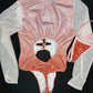Metallic Ombré Leotard Long Sleeve One-Piece Lingerie Outfit