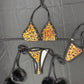 Tiger Animal Print Two-Piece Bikini Lingerie Outfit