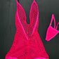 Fishnet One-Piece Lingerie Outfit
