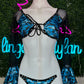 Winter Blue Camouflage Stripper Outfit