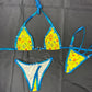 Yellow Bunny Designer Two-Piece Bikini Lingerie Outfit