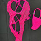 One-Piece Sparkle Mesh Exotic Dancer Outfits