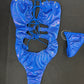 Holographic Blue One-Piece Lingerie Outfit