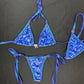 Metallic Purple Spandex/Purple Designer Velvet
